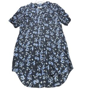 Equipment Short Sleeve Signature Silk Dress, NWT, L